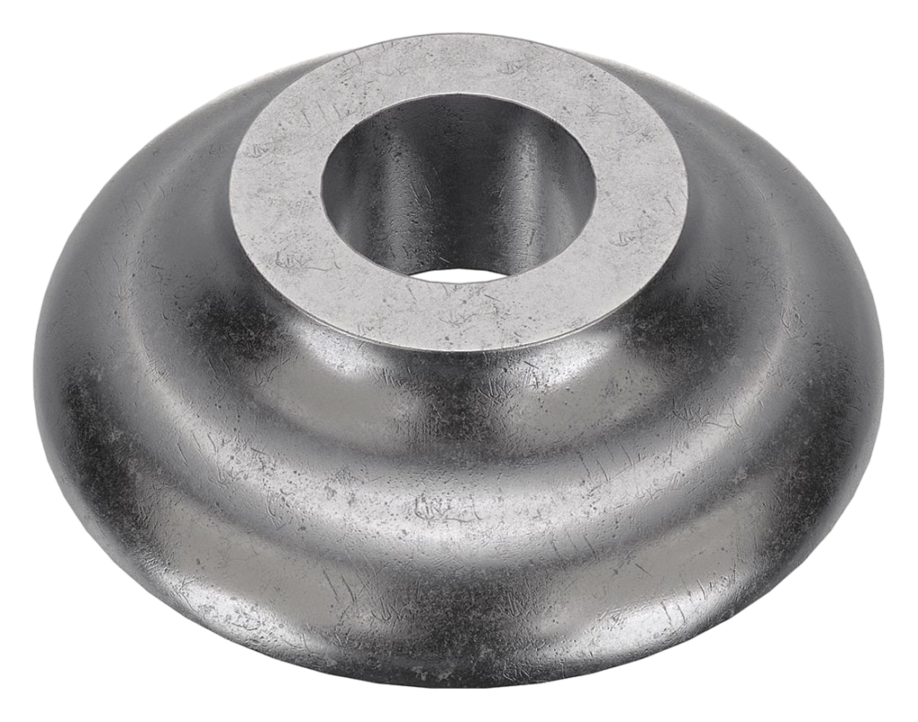 WASHERS 36 Heavy-duty ogee washer with domed profile for structural applications.