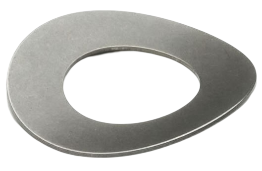 WASHERS 14 Curved washer for axial flexibility and load distribution.